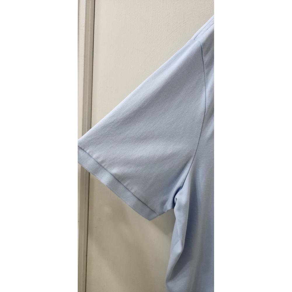 Polo Ralph Lauren Pima Soft Touch Polo Shirt Mens XXL Light Blue Short Sleeve - Picture 9 of 9
